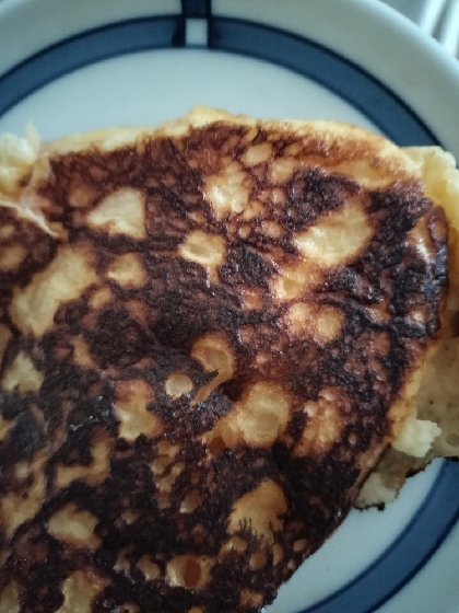 バレンタインに♪お餅入りもちもちホットケーキ
