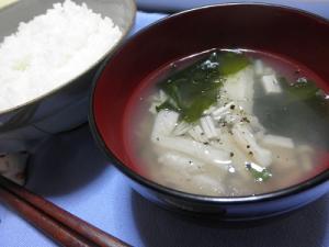 レンコンの中華風スープ