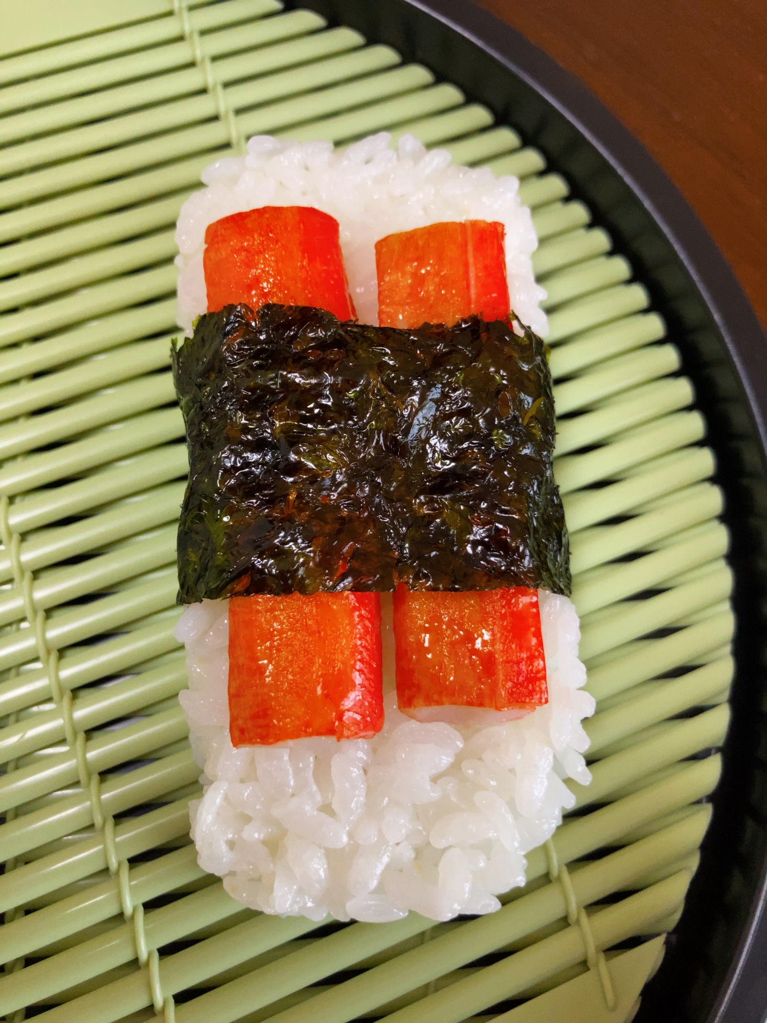 焼きカニカマおにぎり