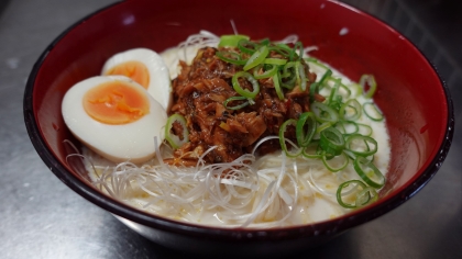 【サバ缶】水煮品活用のお手軽ヘルシー豆乳担々麺