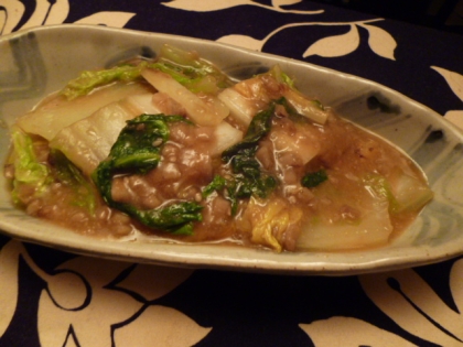 寒い季節にはぴったりのおかずですね♪
ご飯や麺にかけても美味しそうなのでまた作ります☆
ご馳走様でした＾＾