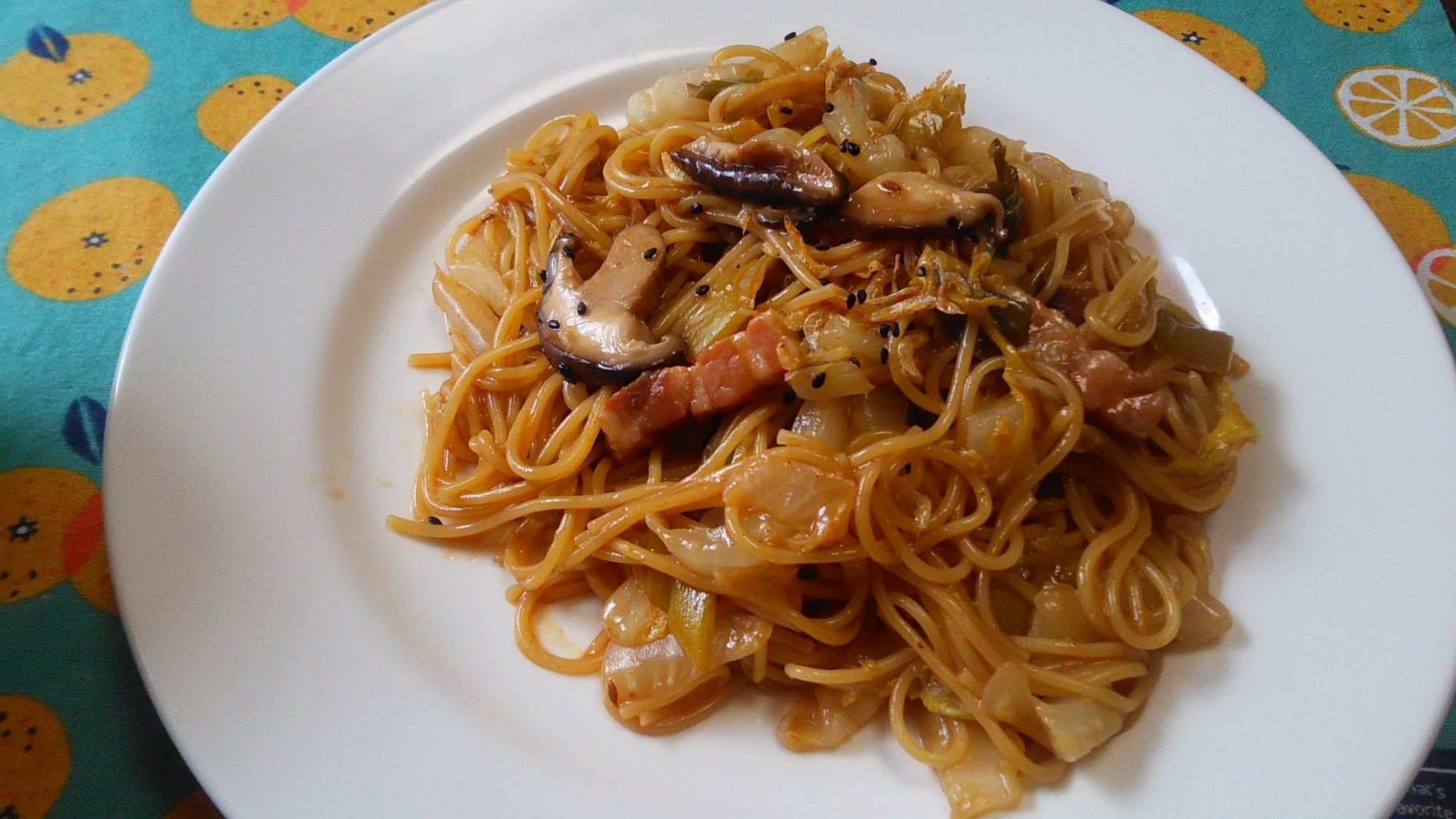 白菜大量消費！フライパンひとつで簡単パスタ