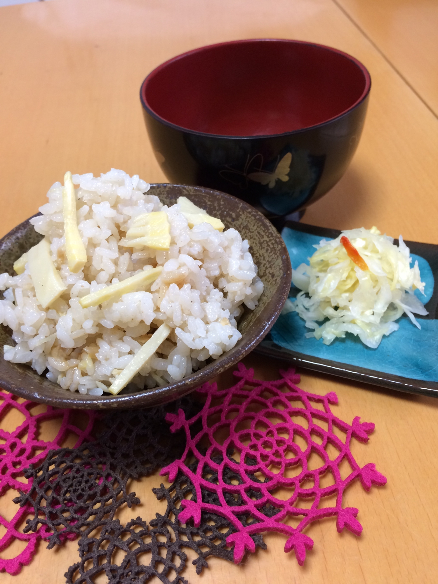 簡単たけのこご飯.・＊