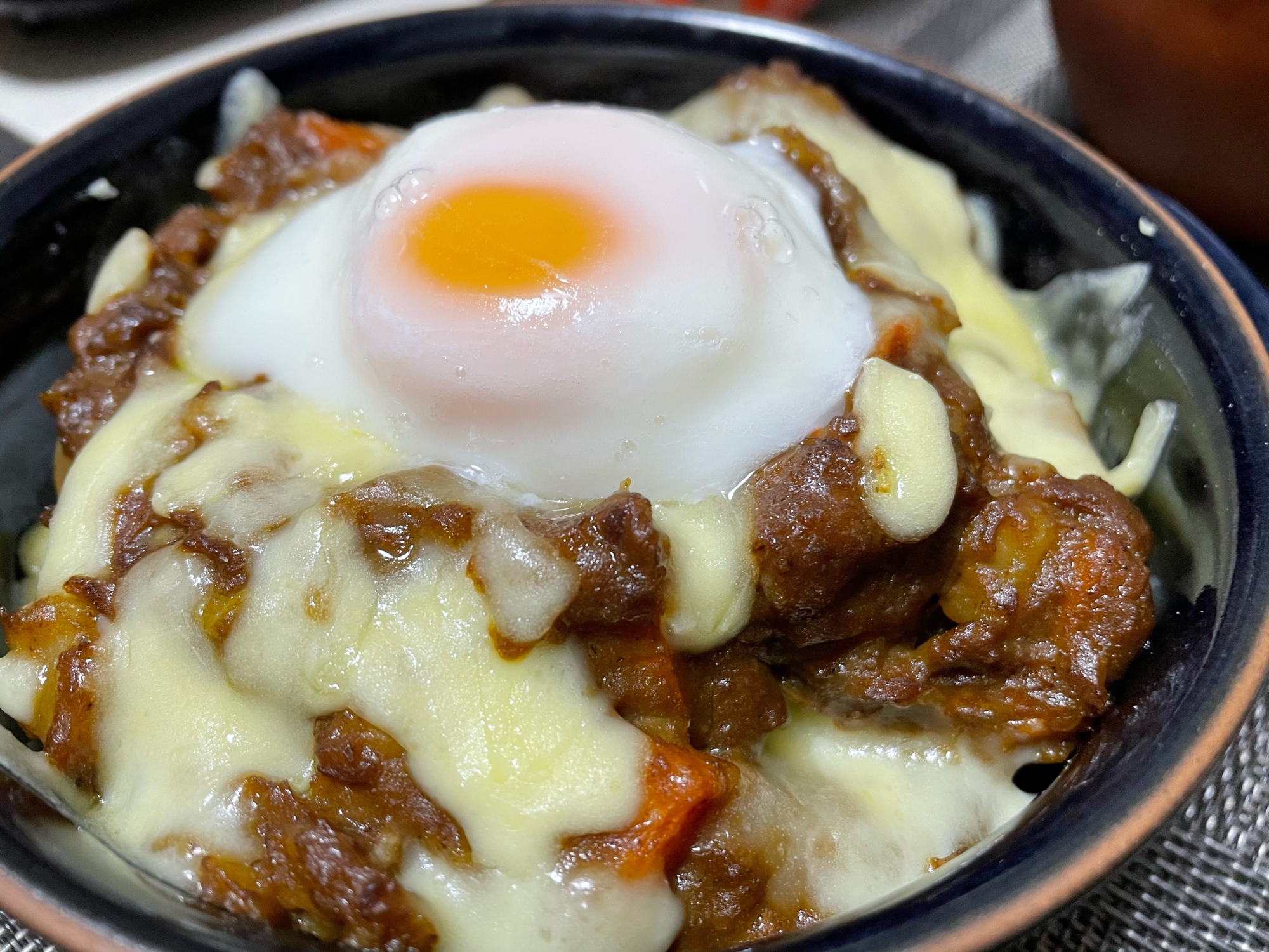 残りのカレーで焼きカレードリア