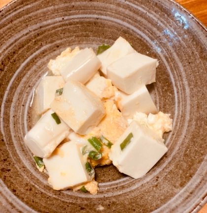 優しい〜⭐豆腐の卵とじ