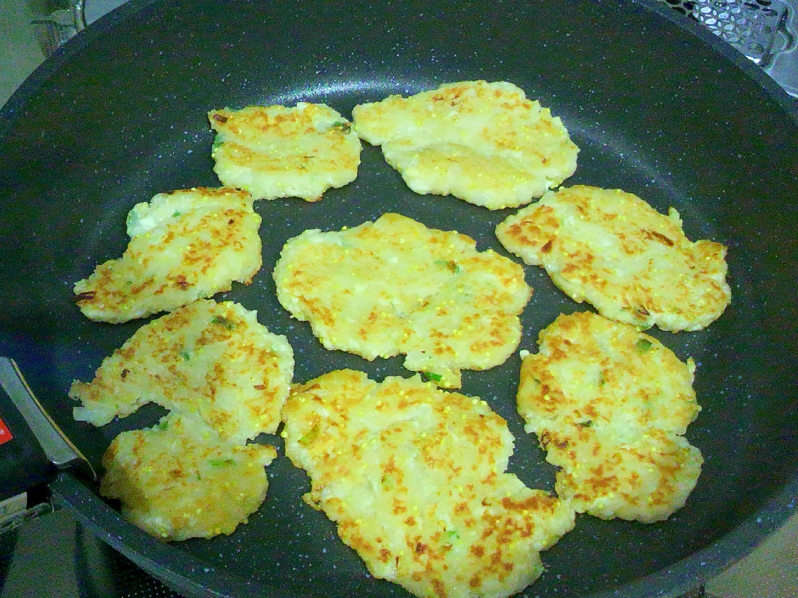 長芋と豆腐の落とし焼き