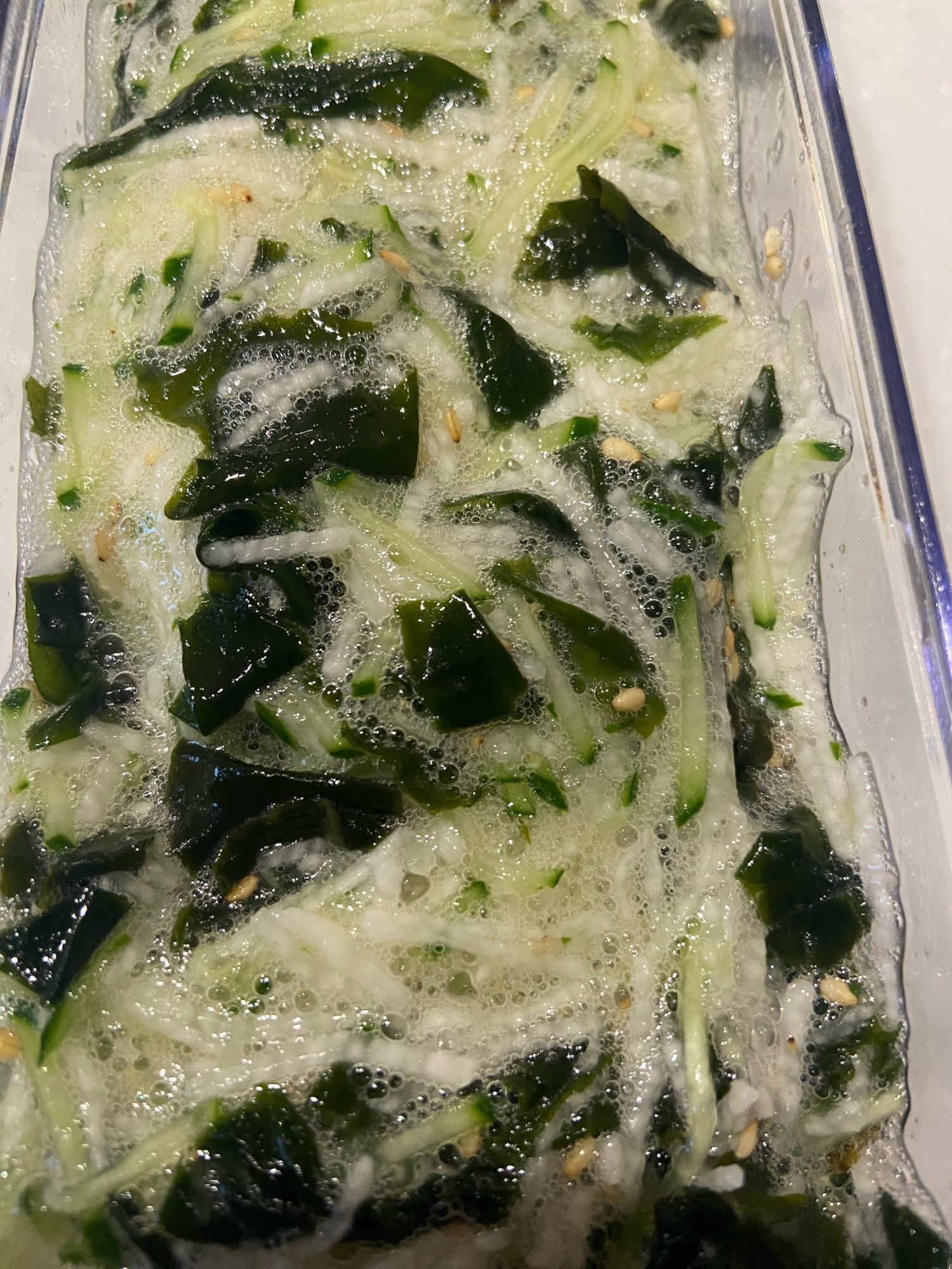 長芋ときゅうりの酢の物