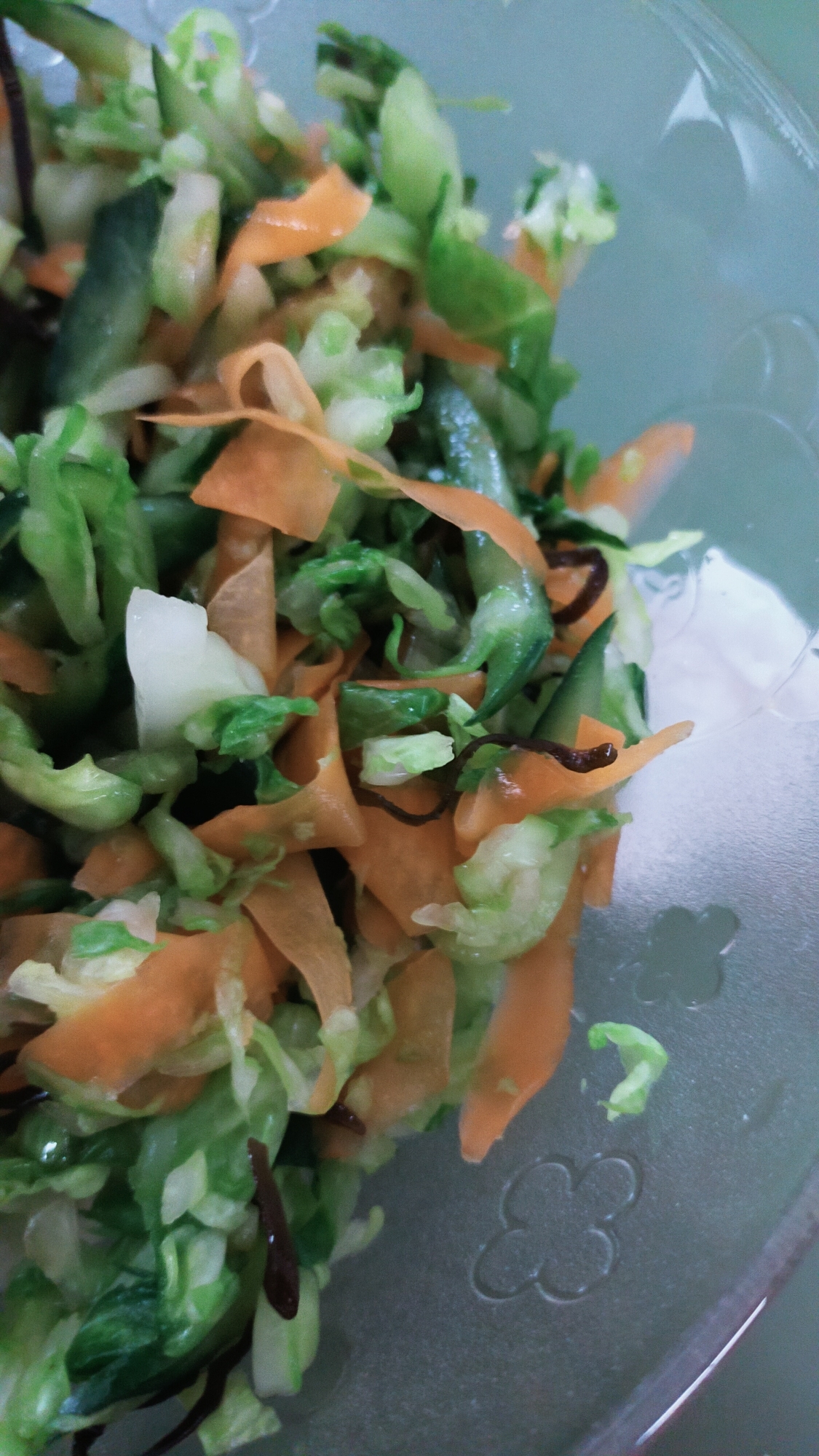 にんじんと小松菜のサラダ