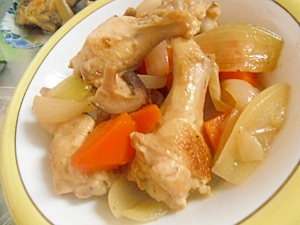 鶏肉と野菜の焼き煮　フライパンで簡単