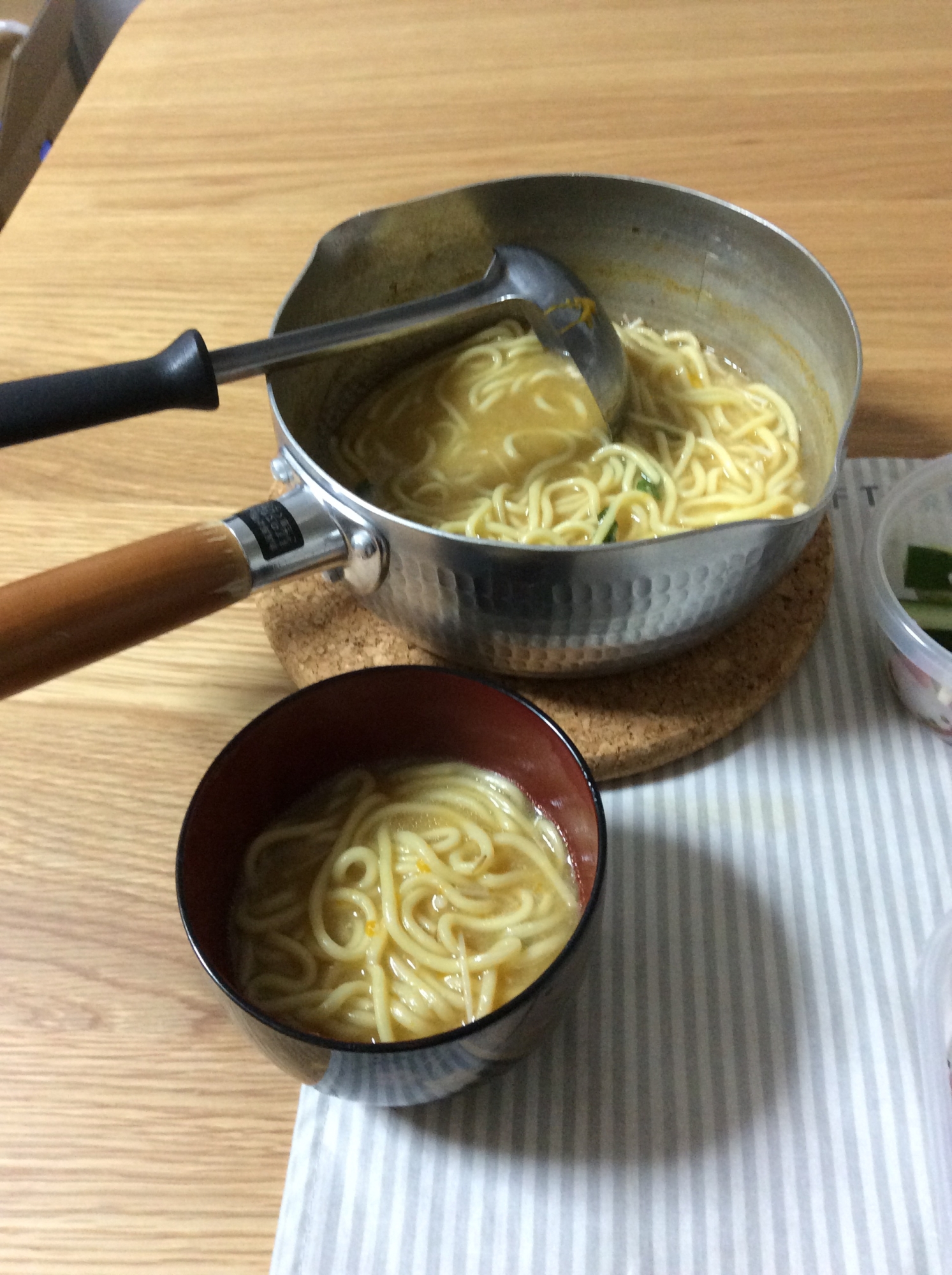 余った味噌汁で！みそ味ちゃんぽん！