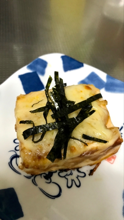 こんがり簡単1品追加♡チーズ味噌の焼き豆腐