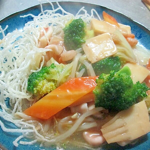 残り野菜で豪華に 揚げ春雨の八宝あんかけ レシピ 作り方 By Satousagi0310 楽天レシピ 残り野菜で豪華に 揚げ春雨の八宝あんかけ レシピ 作り方 By Satousagi0310 楽天レシピ