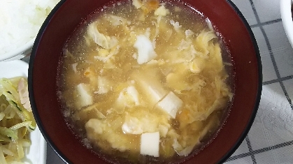 家にあるもので簡単卵中華スープ
