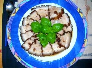 358g  豚バラ肉のこっさりバルサミコチャーシュー　自家製　無添加　イタリアン