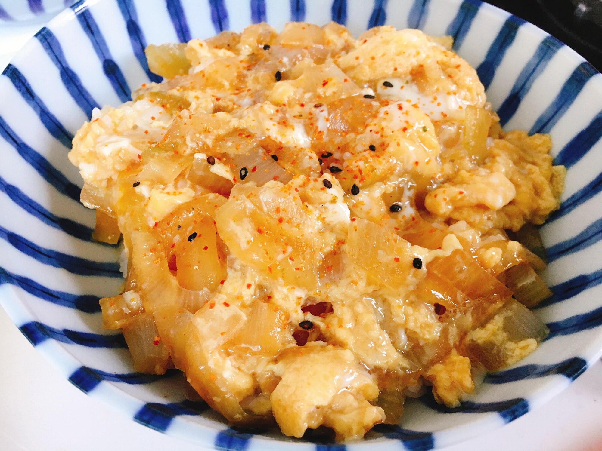フライパンで2人分一気に調理！トロトロ玉子丼。 レシピ・作り方 by