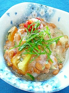 納豆の食べ方-おろし香味和え♪