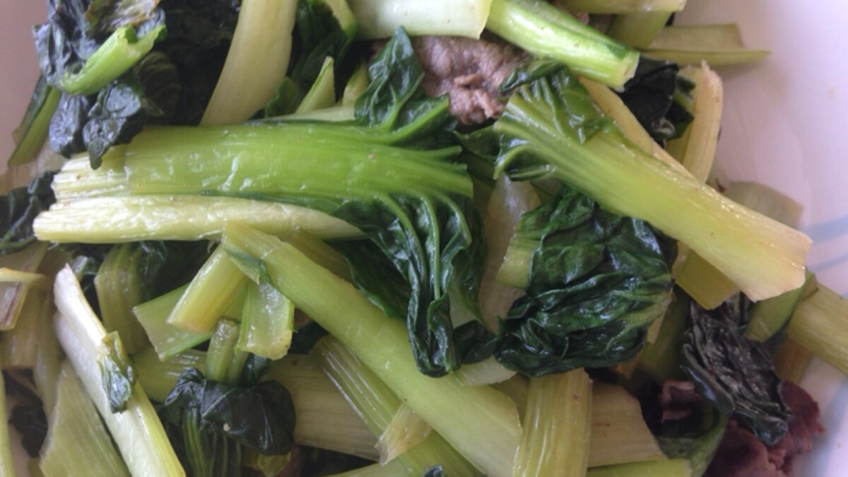 ターツァイと牛肉のオイスターソース炒め レシピ 作り方 By Tommeg12 楽天レシピ ターツァイと牛肉のオイスターソース炒め レシピ 作り方 By Tommeg12 楽天レシピ