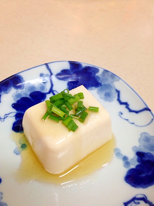 超超 簡単★ ごま油で冷奴 ♪