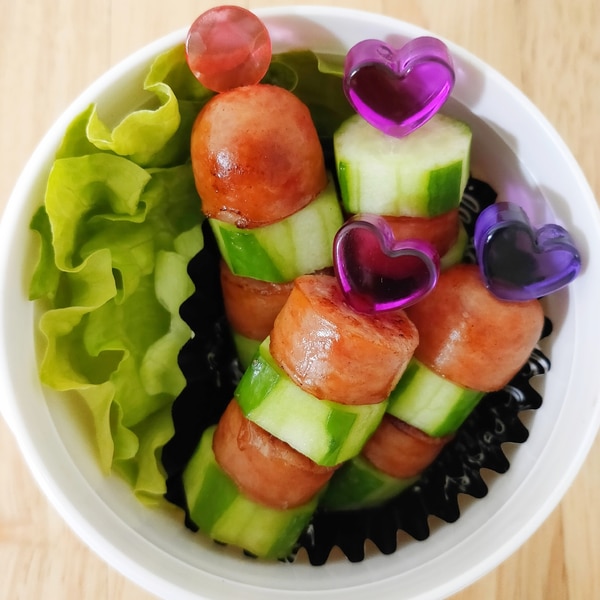 お弁当にウインナー きゅうりピック レシピ 作り方 By Sio 楽天レシピ お弁当にウインナー きゅうりピック レシピ 作り方 By Sio 楽天レシピ