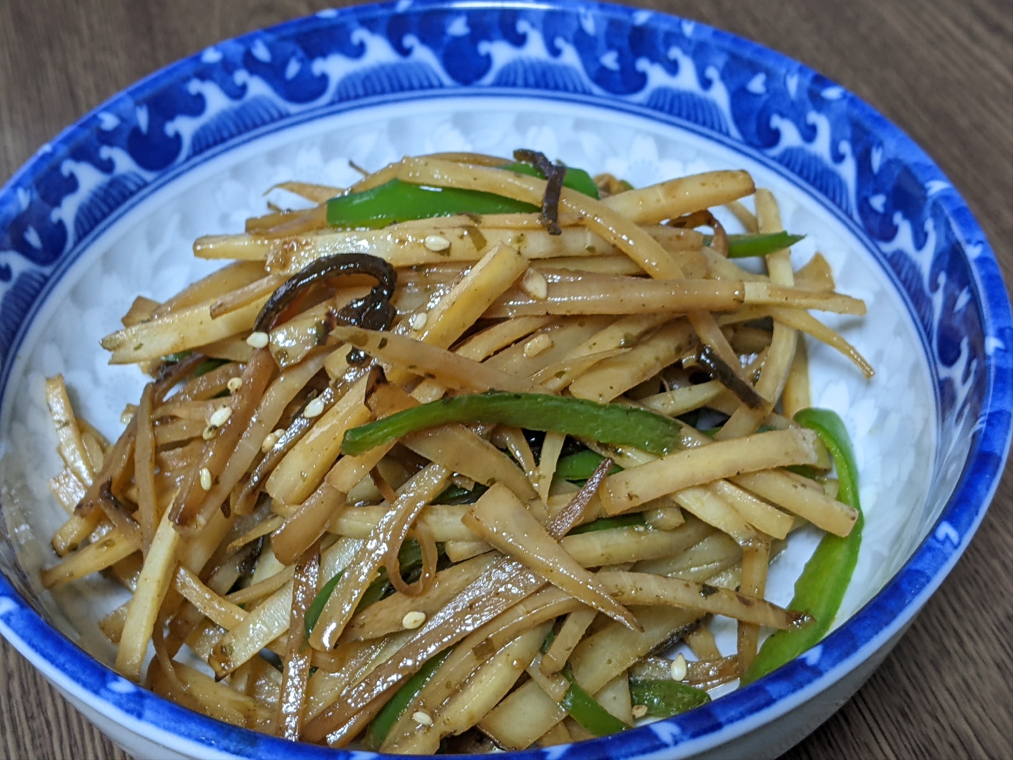 大根の皮の炒め物(ほんのりカレー風味)