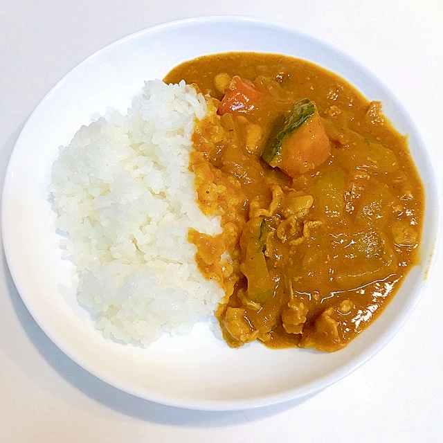 かぼちゃと大豆のポークカレー☆