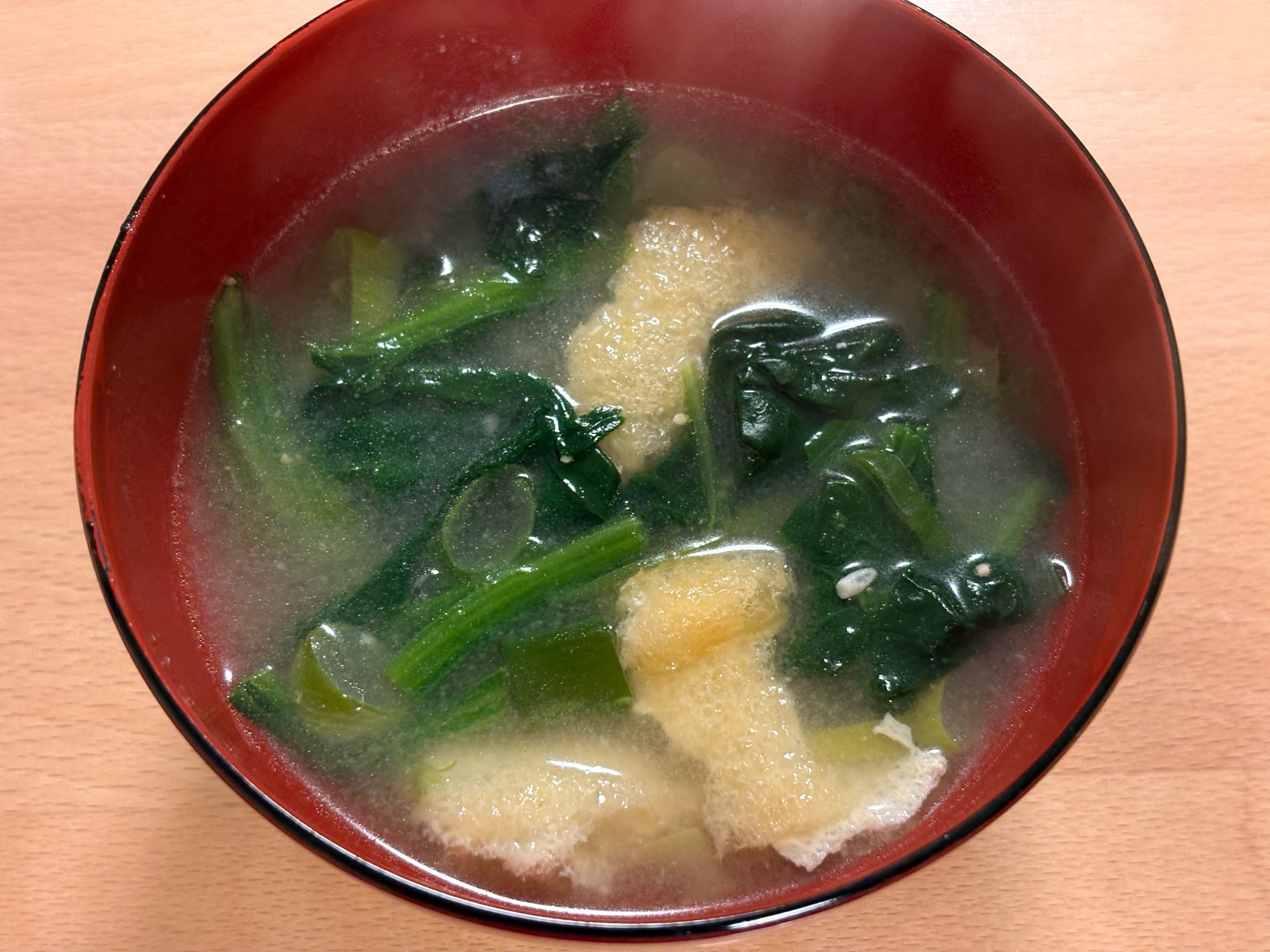 ほうれん草の味噌汁