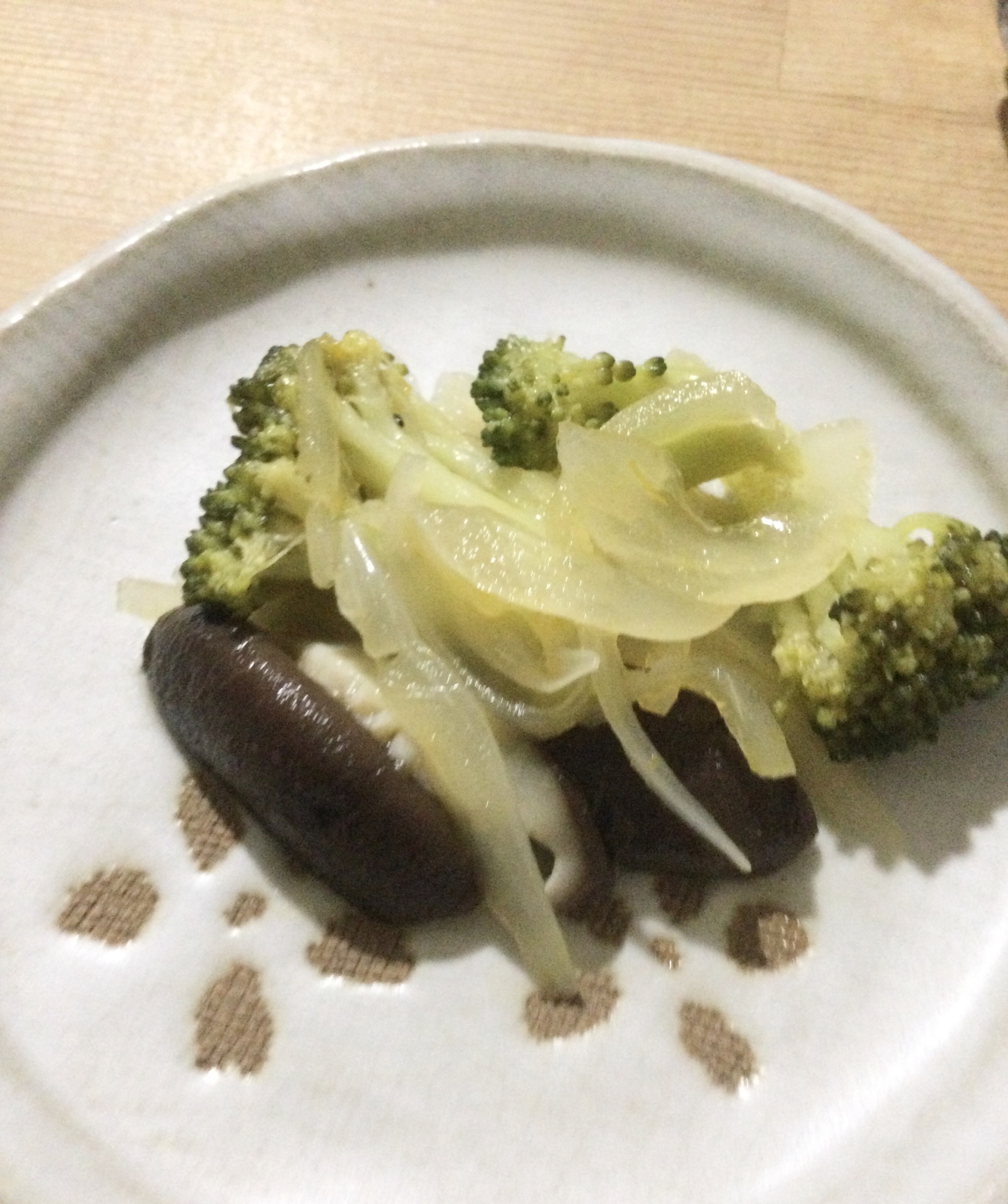 ブロッコリー玉ねぎ椎茸の煮物♪
