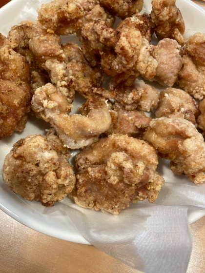 美味しくできました。子どもたちもからあげが大好きです。とても美味しかったので、また作ります。