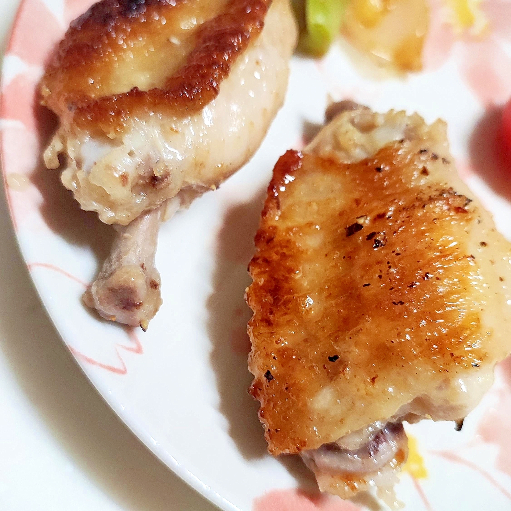 鶏手羽中のカリカリ焼き