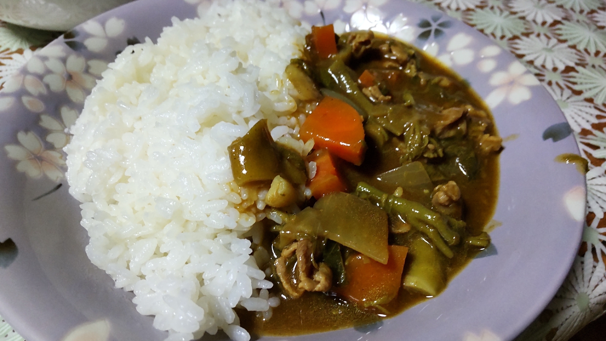 たらの芽カレー