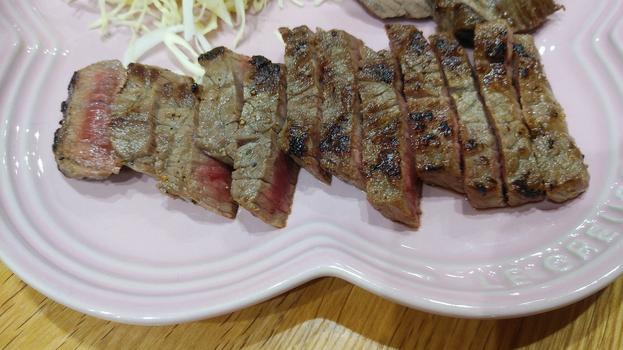 ガーリックマーガリンで焼くステーキ レシピ 作り方 By Ryuku55 楽天レシピ