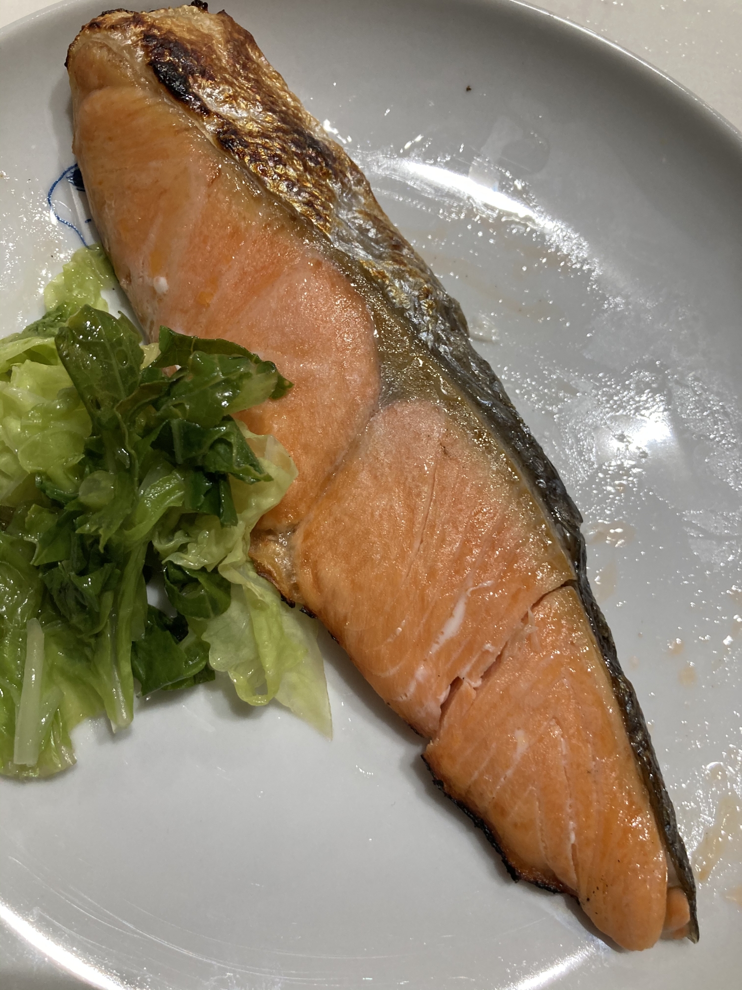 鮭と白菜の塩胡椒焼き