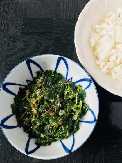 めんつゆ、鰹節ととても相性が良いですね。
ご飯によく合って美味しかったです。