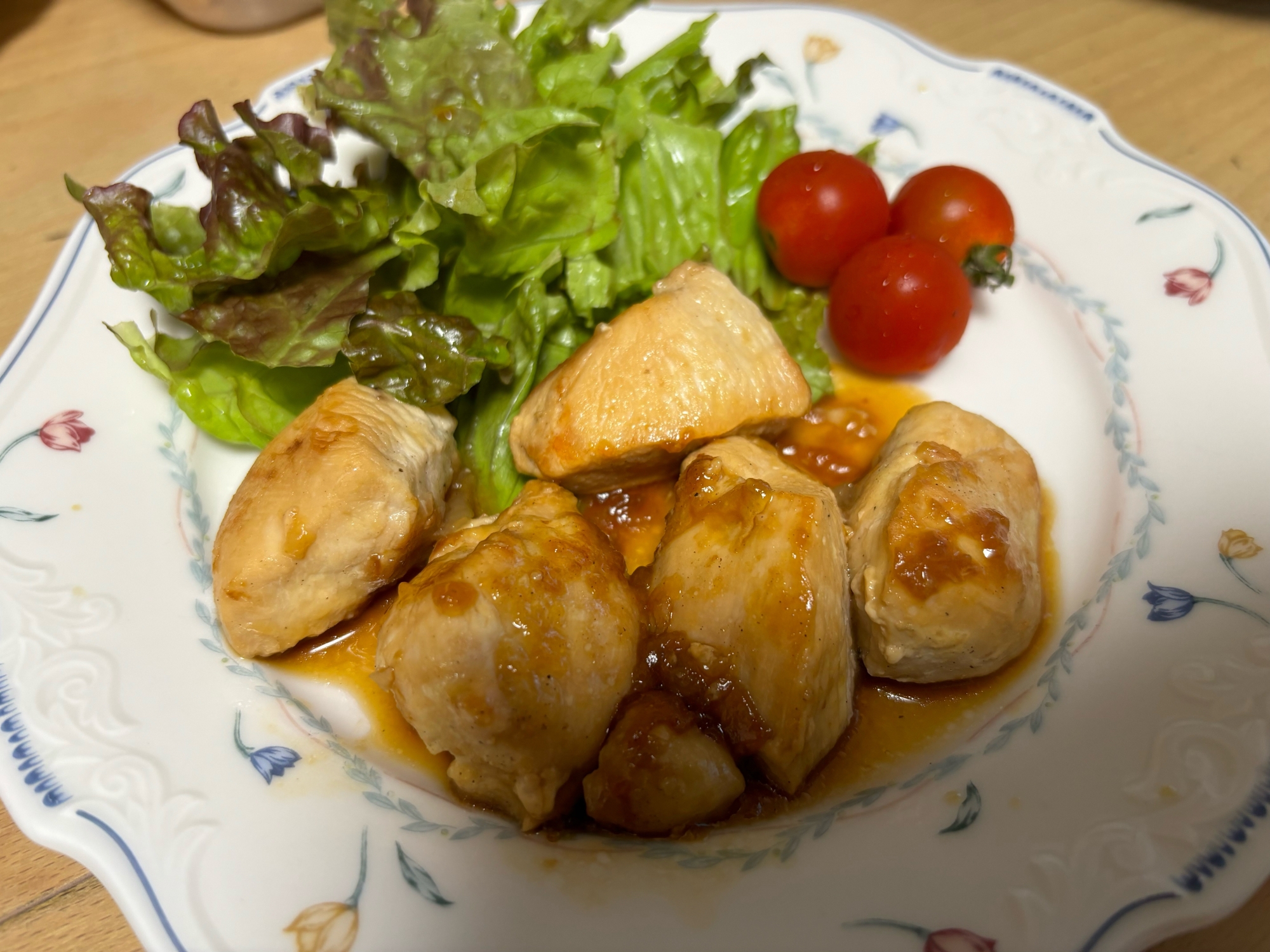 鶏胸肉の照り焼き