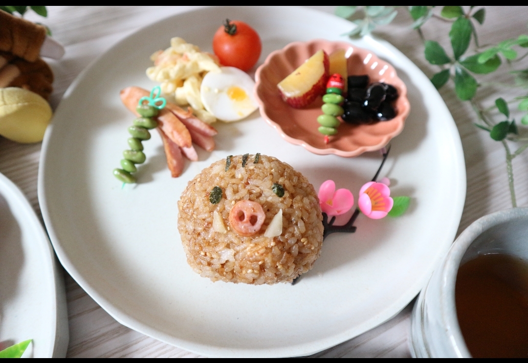 残りのご飯でかんたんチーズおかか焼きおにぎり