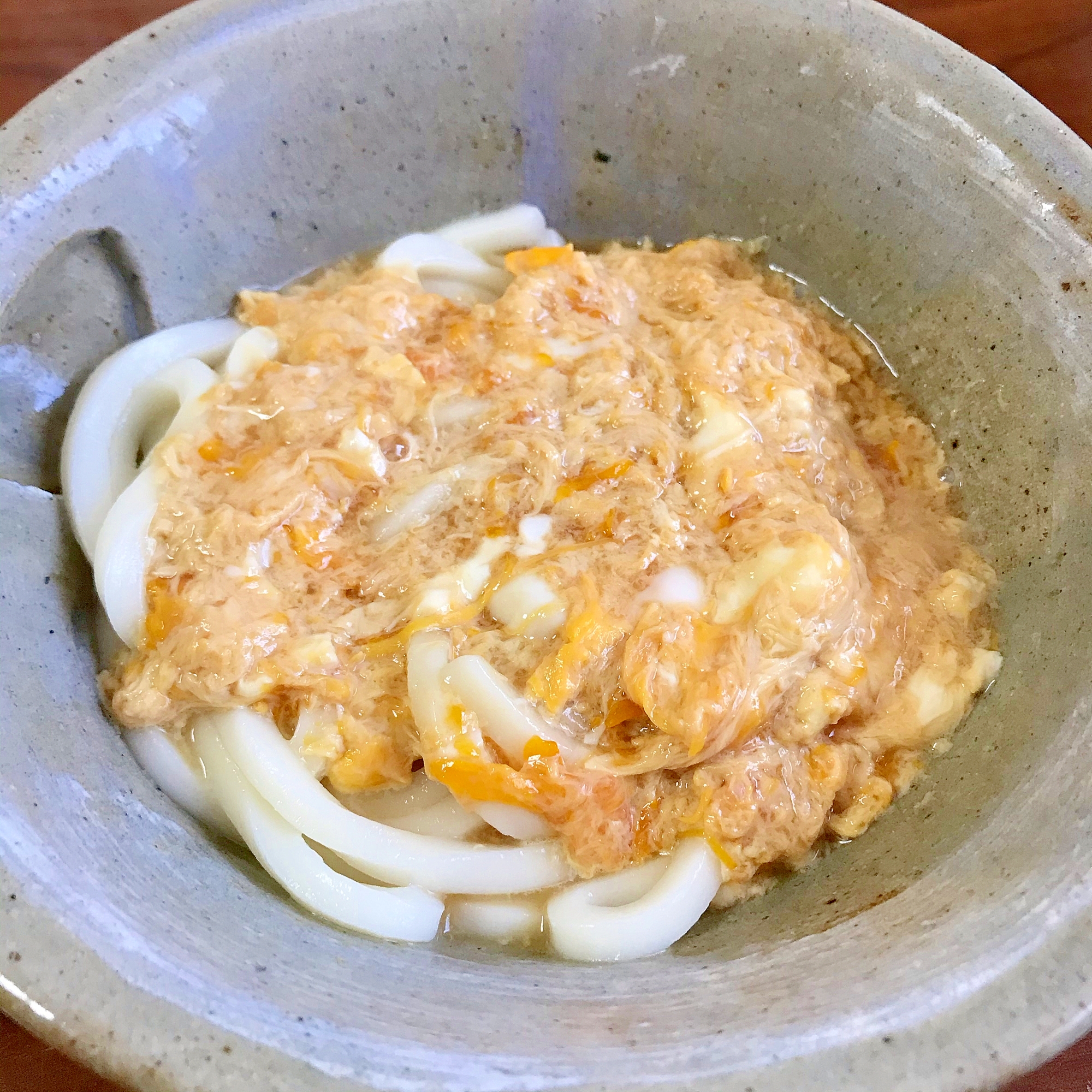 卵とじうどん☆めんつゆ使用