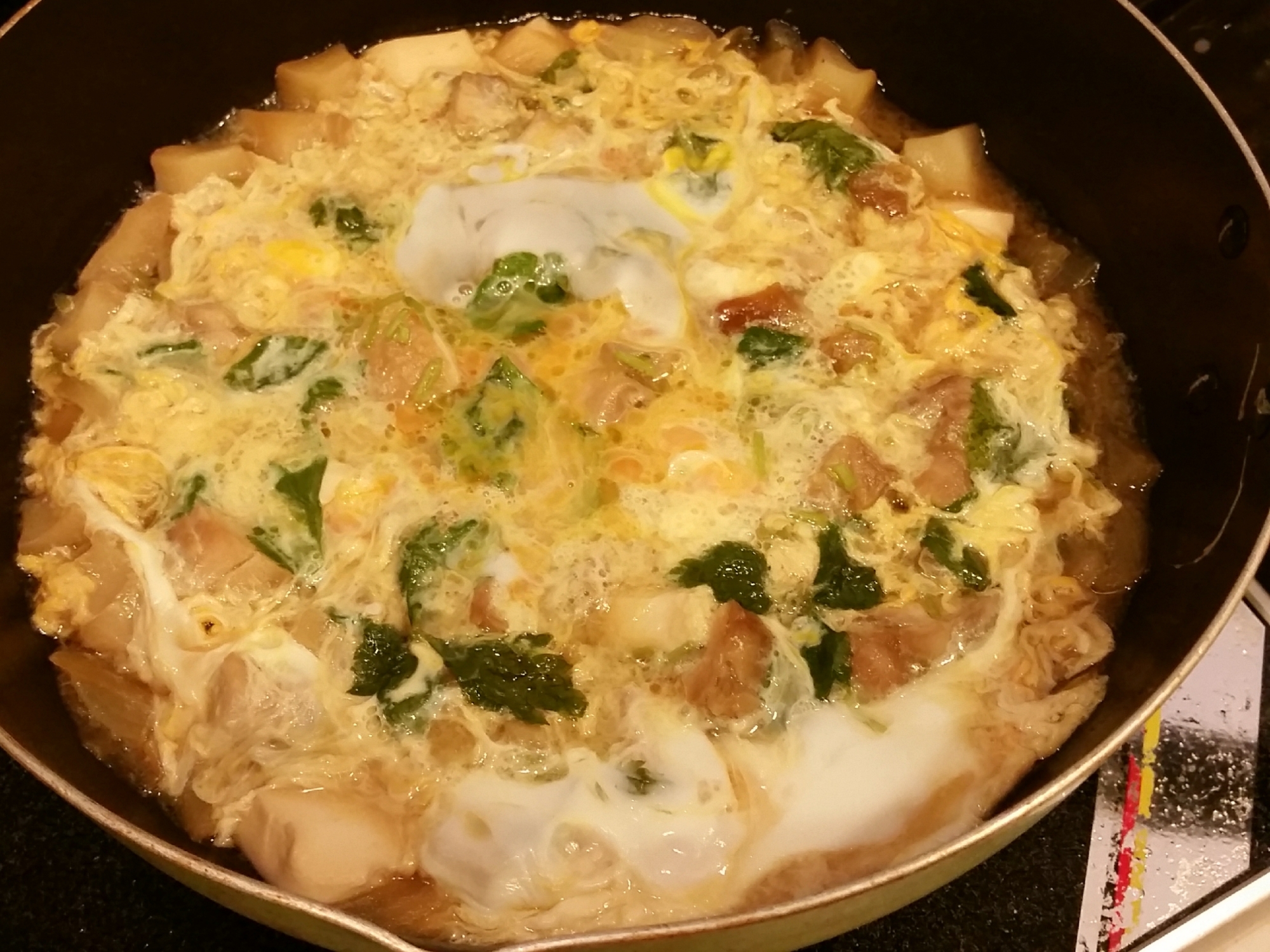 鶏もも1枚で4人分！フライパン1つで作る 親子丼