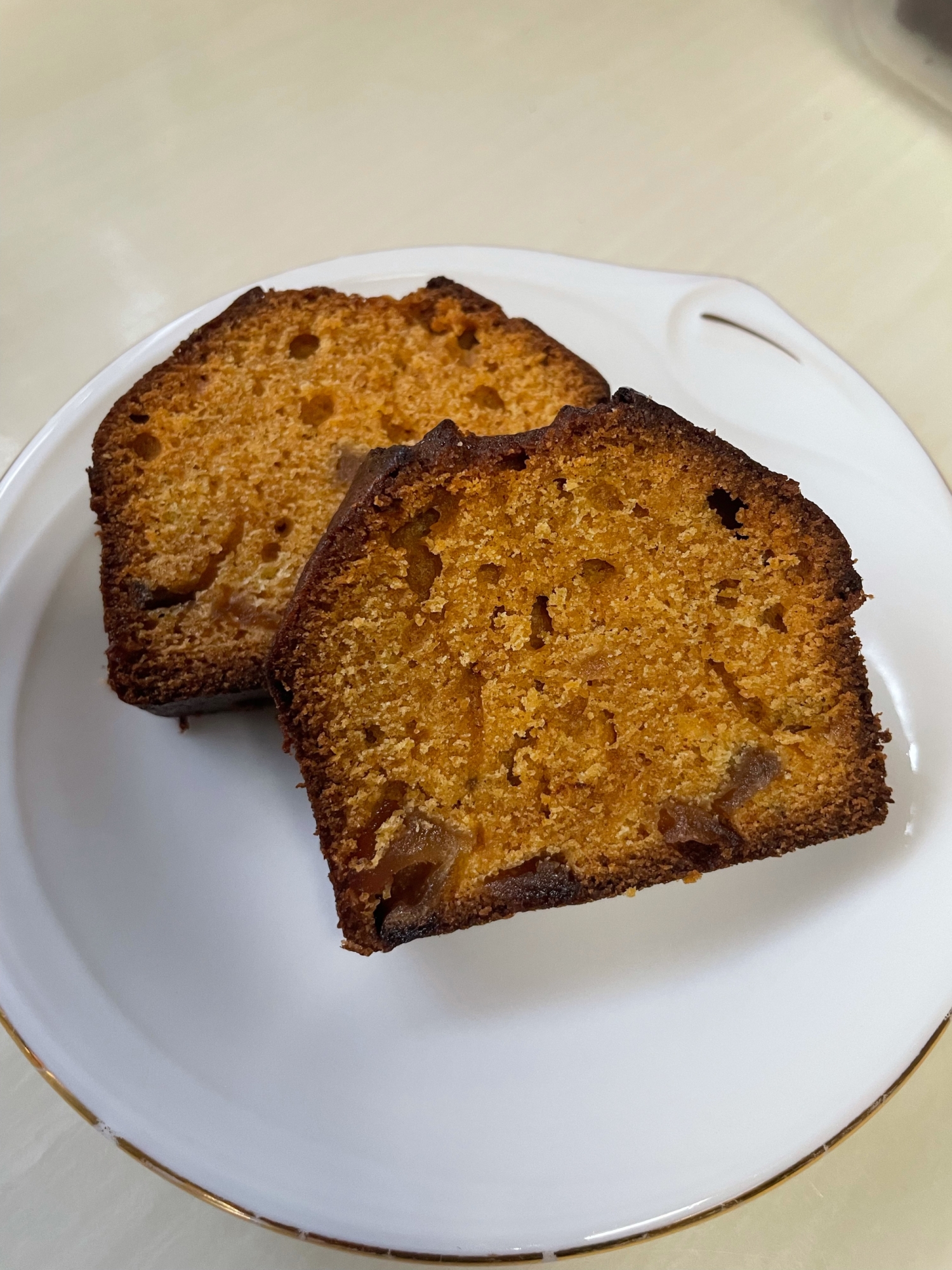 香ばしいキャラメルとりんごのパウンドケーキ レシピ 作り方 By Annmama 楽天レシピ