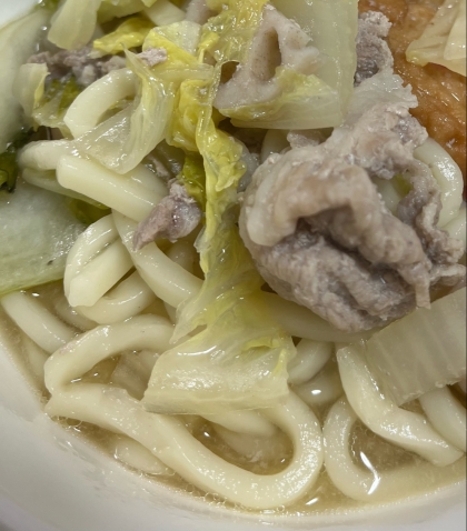すき焼きうどん