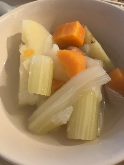 ウインナーと野菜のポトフ風スープ