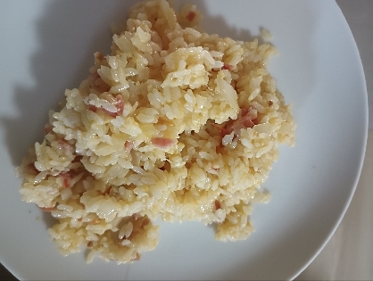 ホルモンの油で作るチャーハン