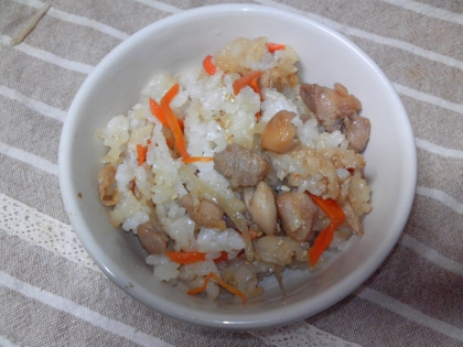 生姜の風味❤鶏とごぼうの混ぜご飯☆