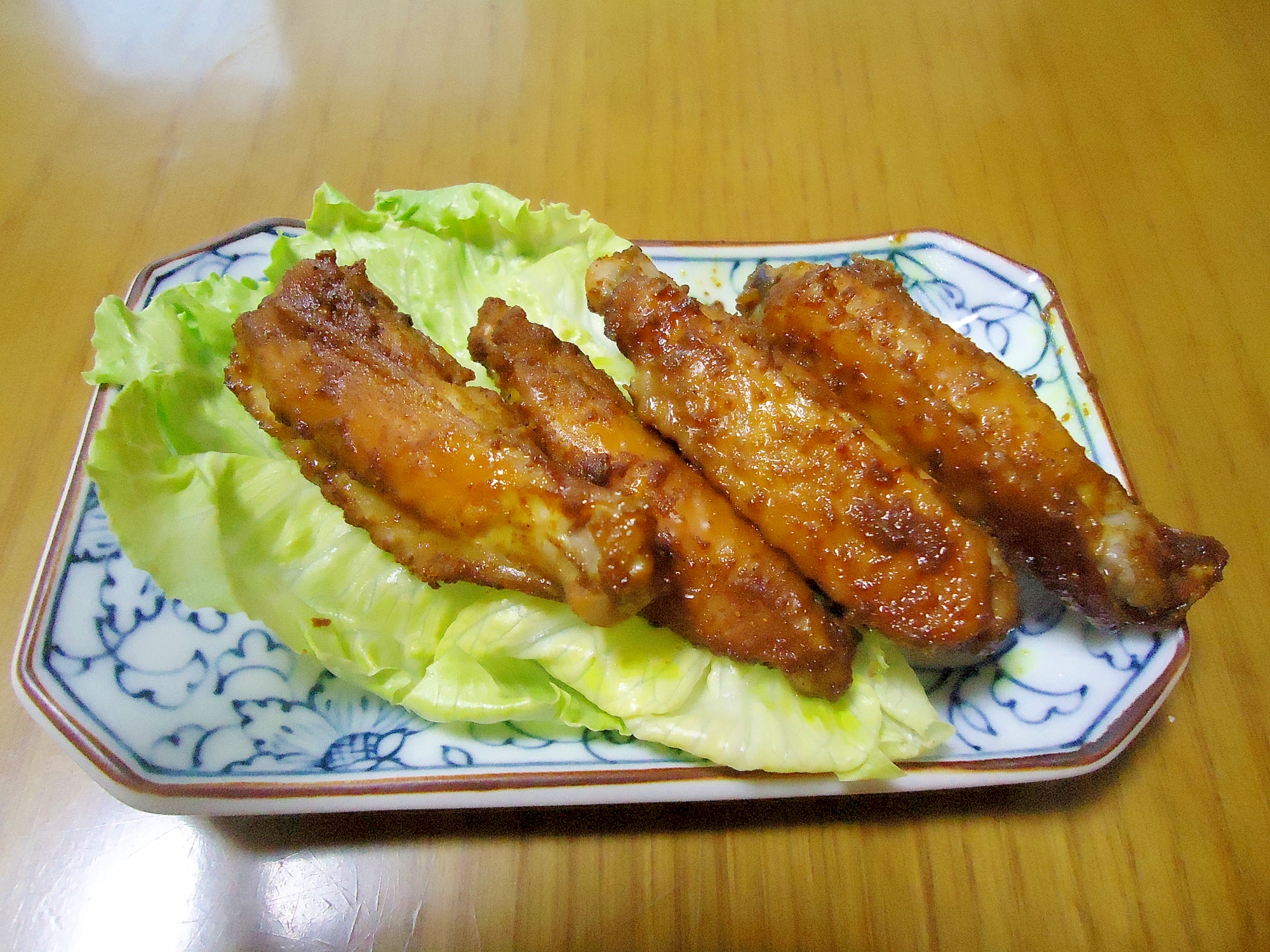 レンジで簡単！手羽先のカレー風味