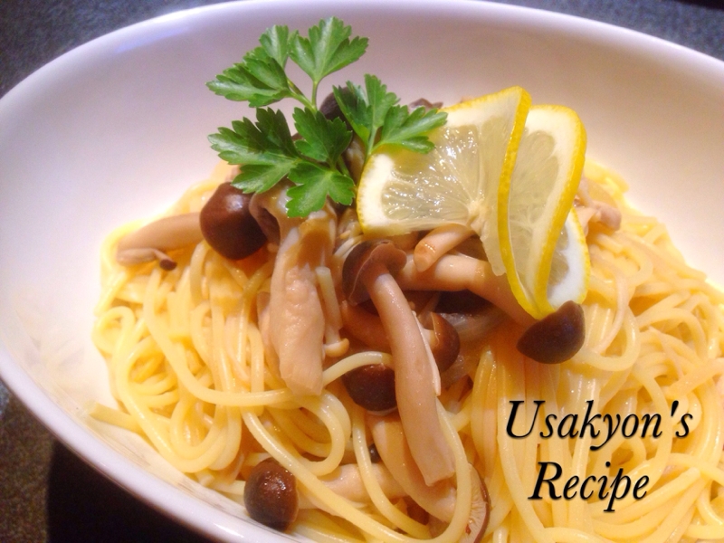 キノコのバター塩レモンパスタ レシピ 作り方 By うさきょん2336 楽天レシピ