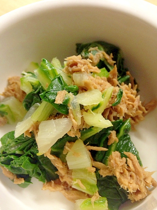 うまい菜とツナのサラダ