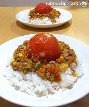 丸ごとトマトのドライカレー レシピ 作り方 By す 楽天レシピ