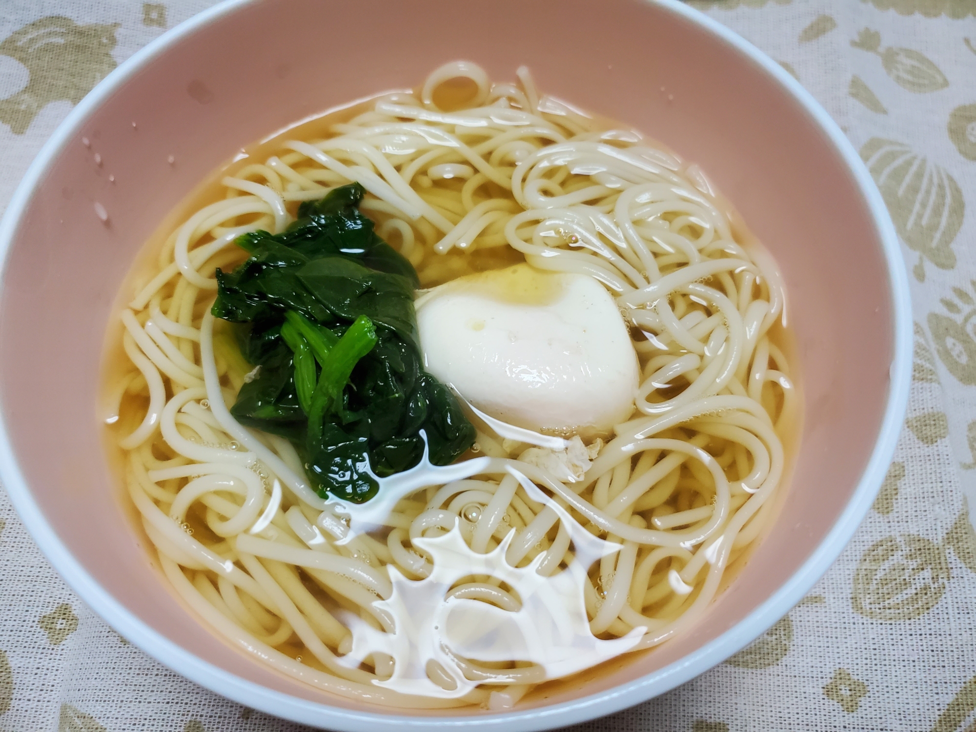 顆粒だしで簡単♪関西風うどん