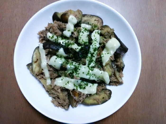 茄子とツナのチーズ焼き