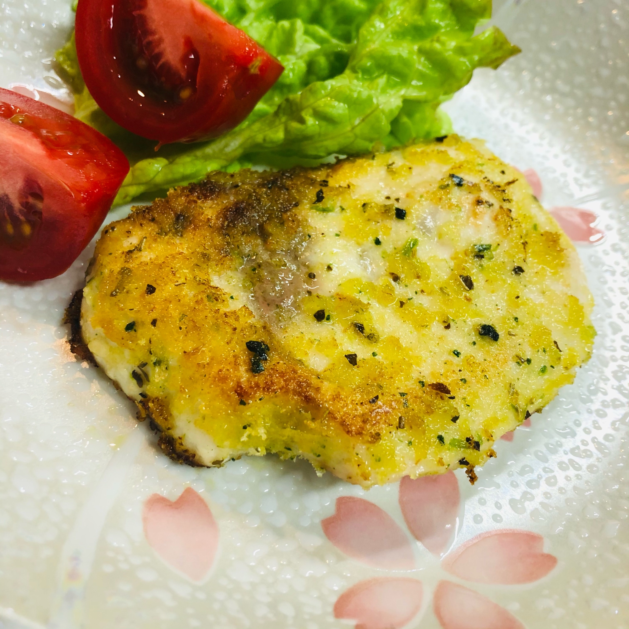 メカジキの香草チーズパン粉焼き