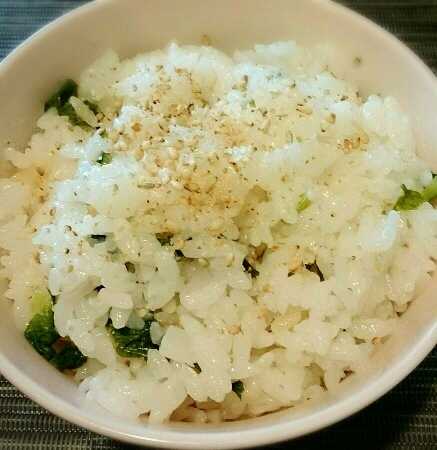 カブと梅の炊き込みご飯